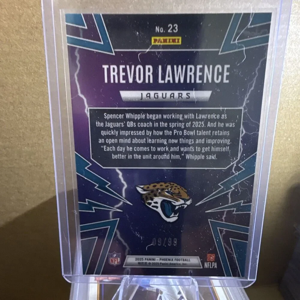 2025 Panini Phoenix Thunderbirds Trevor Lawrence Jaguars #23 09/99